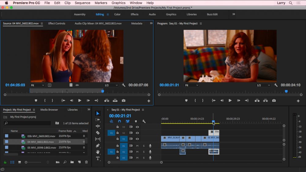 Adobe Premiere Pro CC - az Adobe videoszerkesztő programja