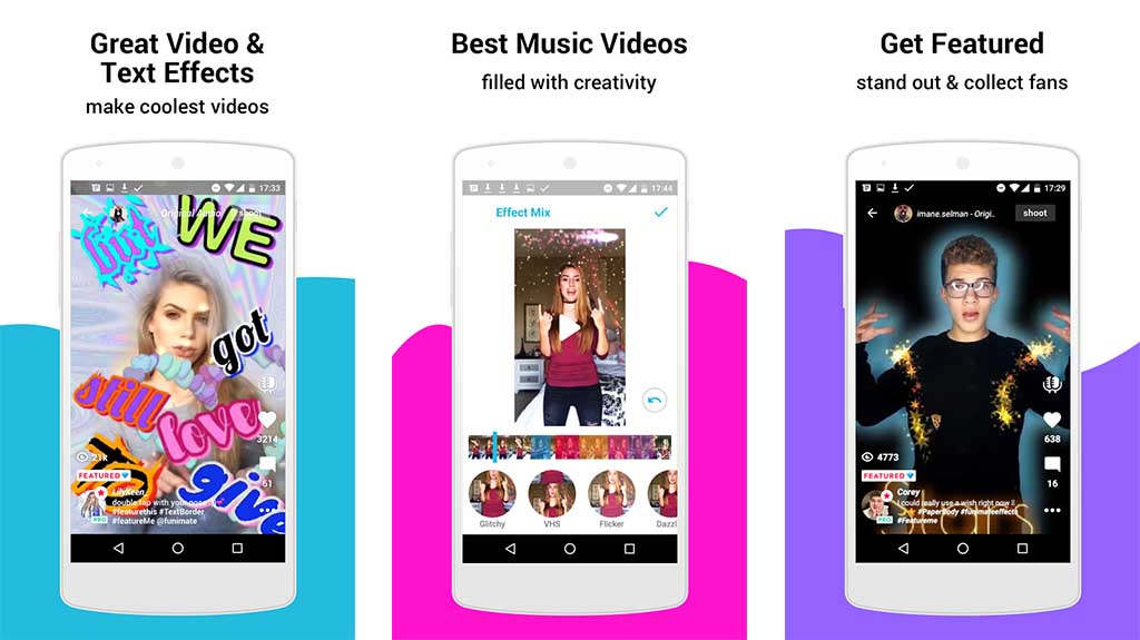 A Funimate az egyik meglepően népszerű, de nem túl erőteljes videoszerkesztő android alkalmazás