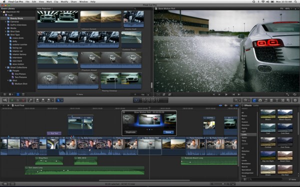 Apple Final Cut Pro X a legjobb videoszerkesztő szoftver