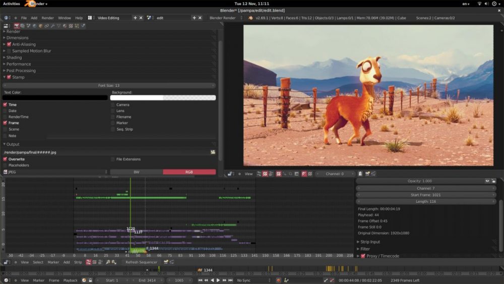 Blender Professzionális videoszerkesztő