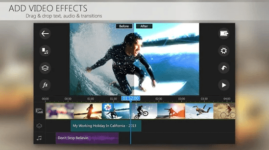 PowerDirector videoszerkesztő app