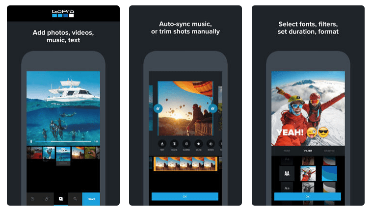 Quik videoszerkesztő app