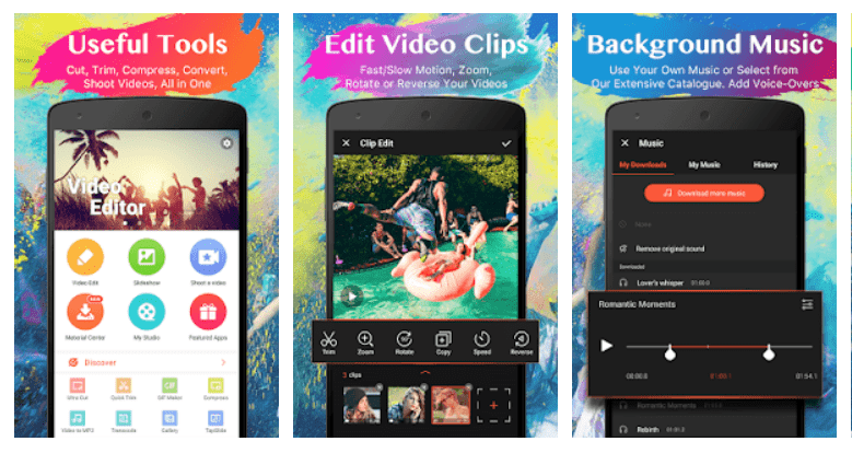 VideoShow videoszerkesztő app